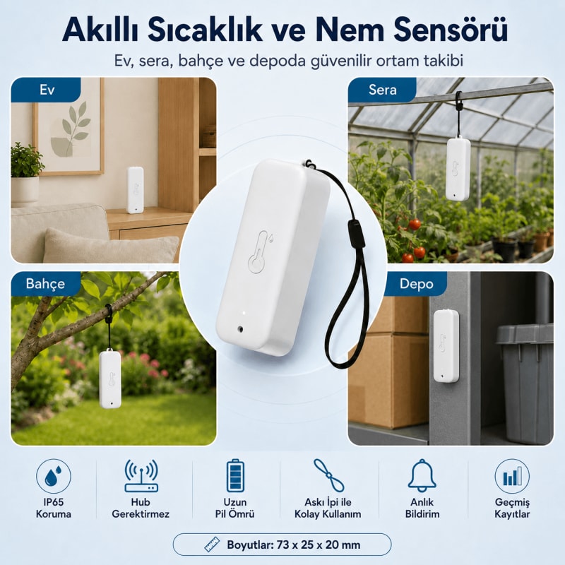 Wifi Termometre ve Nem sensörü